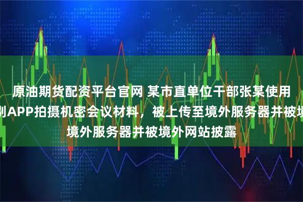 原油期货配资平台官网 某市直单位干部张某使用手机图文识别APP拍摄机密会议材料，被上传至境外服务器并被境外网站披露