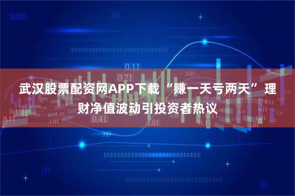 武汉股票配资网APP下载 “赚一天亏两天” 理财净值波动引投资者热议