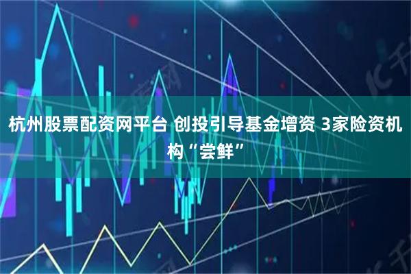 杭州股票配资网平台 创投引导基金增资 3家险资机构“尝鲜”